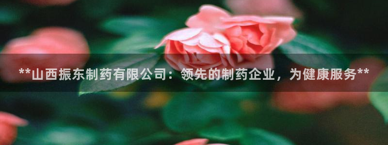 老哥吧九游会：**山西振东制药有限公司：领先的制药企业，为健康服务**