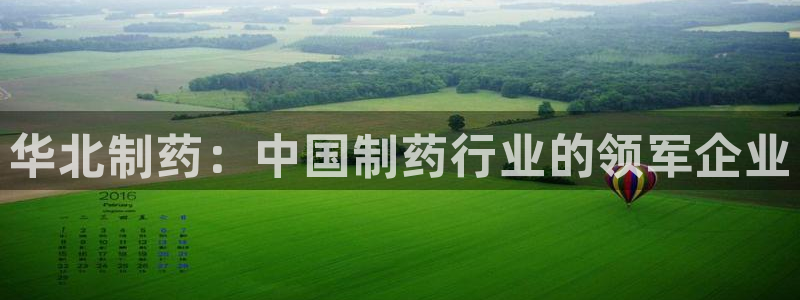 老哥吧九游会下架吗：华北制药：中国制药行业的领军企业