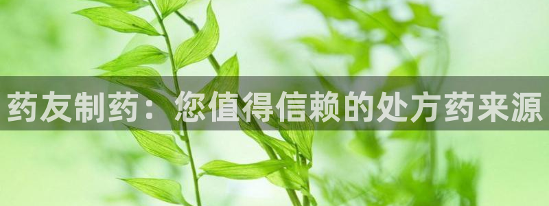 九游会老哥必备的交流社区九：药友制药：您值得信赖的处方药来源