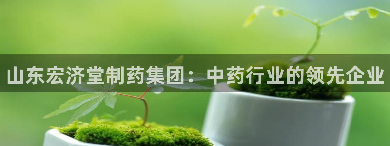 九游会老哥俱乐部社区论坛：山东宏济堂制药集团：中药行业的领先企业