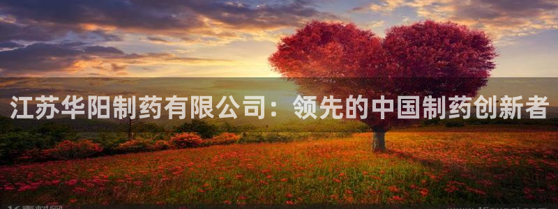 九游会老哥俱乐部必备的交流社区：江苏华阳制药有限公司：领先的中国制药创新者