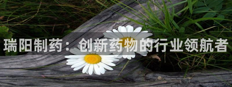 九游老哥俱乐部登录：瑞阳制药：创新药物的行业领航者