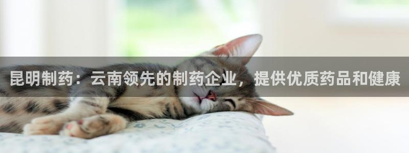 9游会老哥俱乐部：昆明制药：云南领先的制药企业，提供优质药品和健康