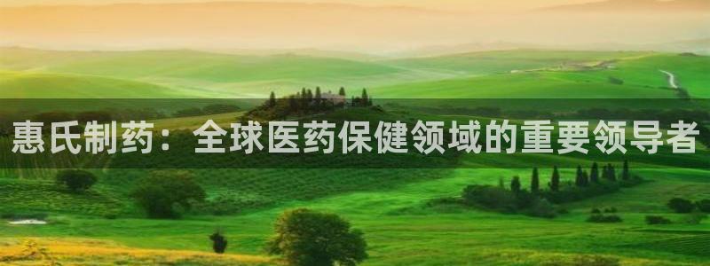ag九游会老哥俱乐部：惠氏制药：全球医药保健领域的重要领导者