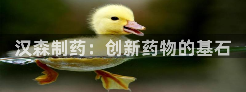 九游会老哥：汉森制药：创新药物的基石