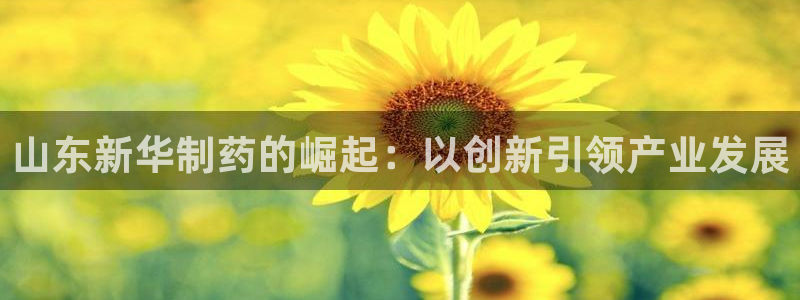 九游会老哥俱乐部官方网站：山东新华制药的崛起：以创新引领产业发展