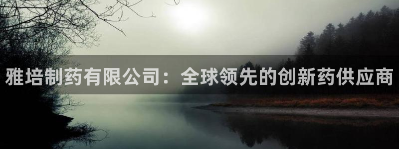 九游老哥俱乐部官网登录：雅培制药有限公司：全球领先的创新药供应商