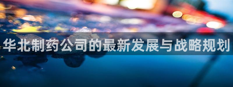 老哥俱乐部是干什么的：华北制药公司的最新发展与战略规划