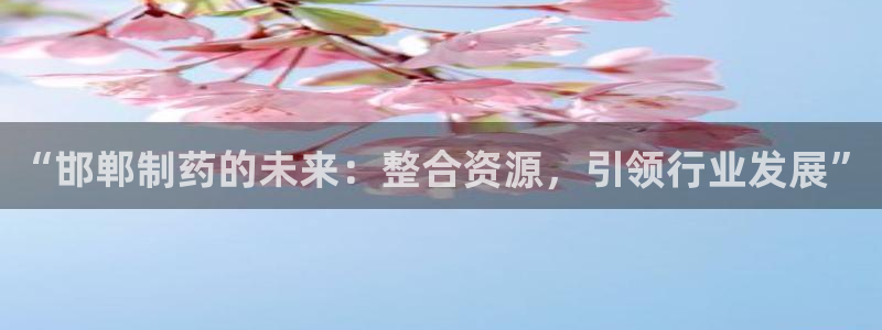 九游会老哥俱乐部论坛版：“邯郸制药的未来：整合资源，引领行业