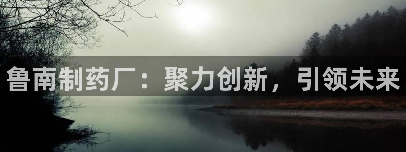 九游老哥俱乐部官网登录入口：鲁南制药厂：聚力创新，引领未来