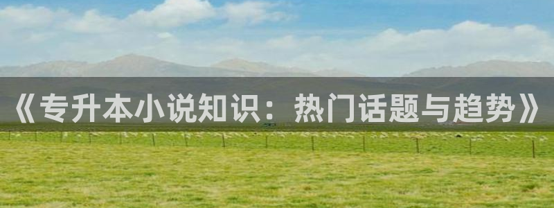 久久小说下载网网址：《专升本小说知识：热门话题与趋势》